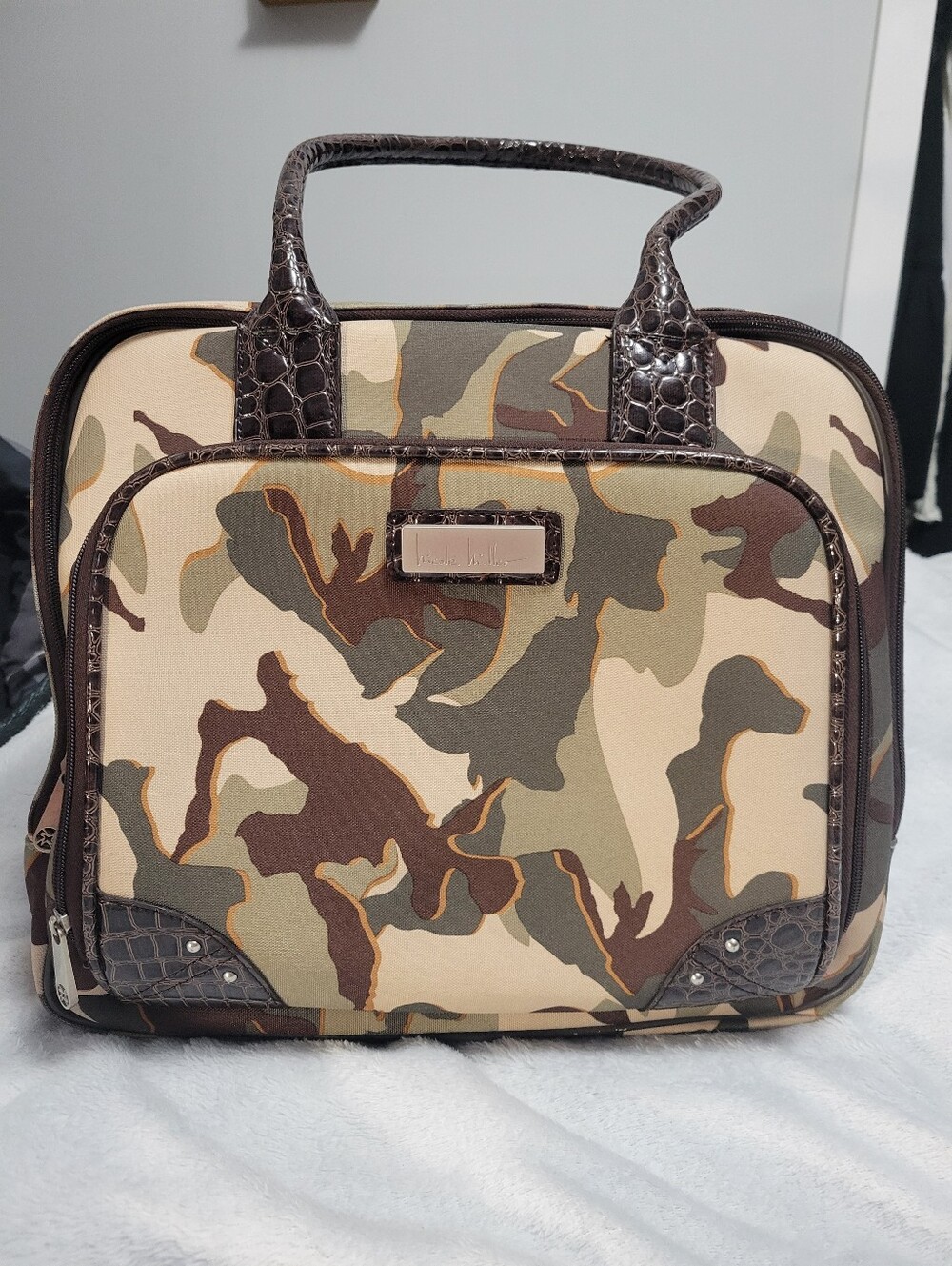 Nicole Miller Camoflage Carry-on Bag